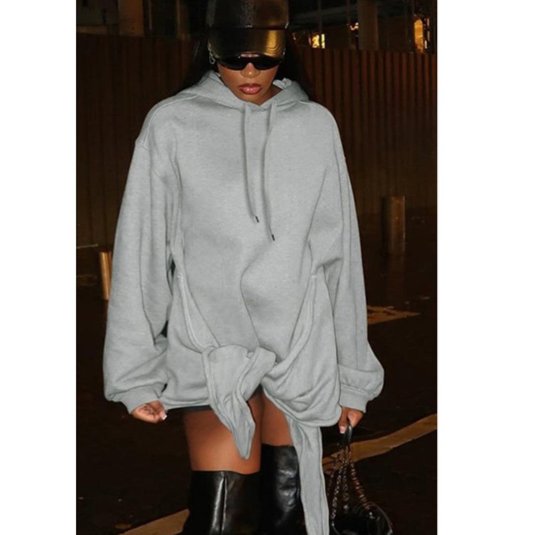 Hoodie Knot Dress